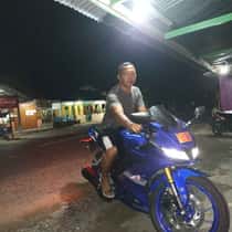 Riswanto dilapangan